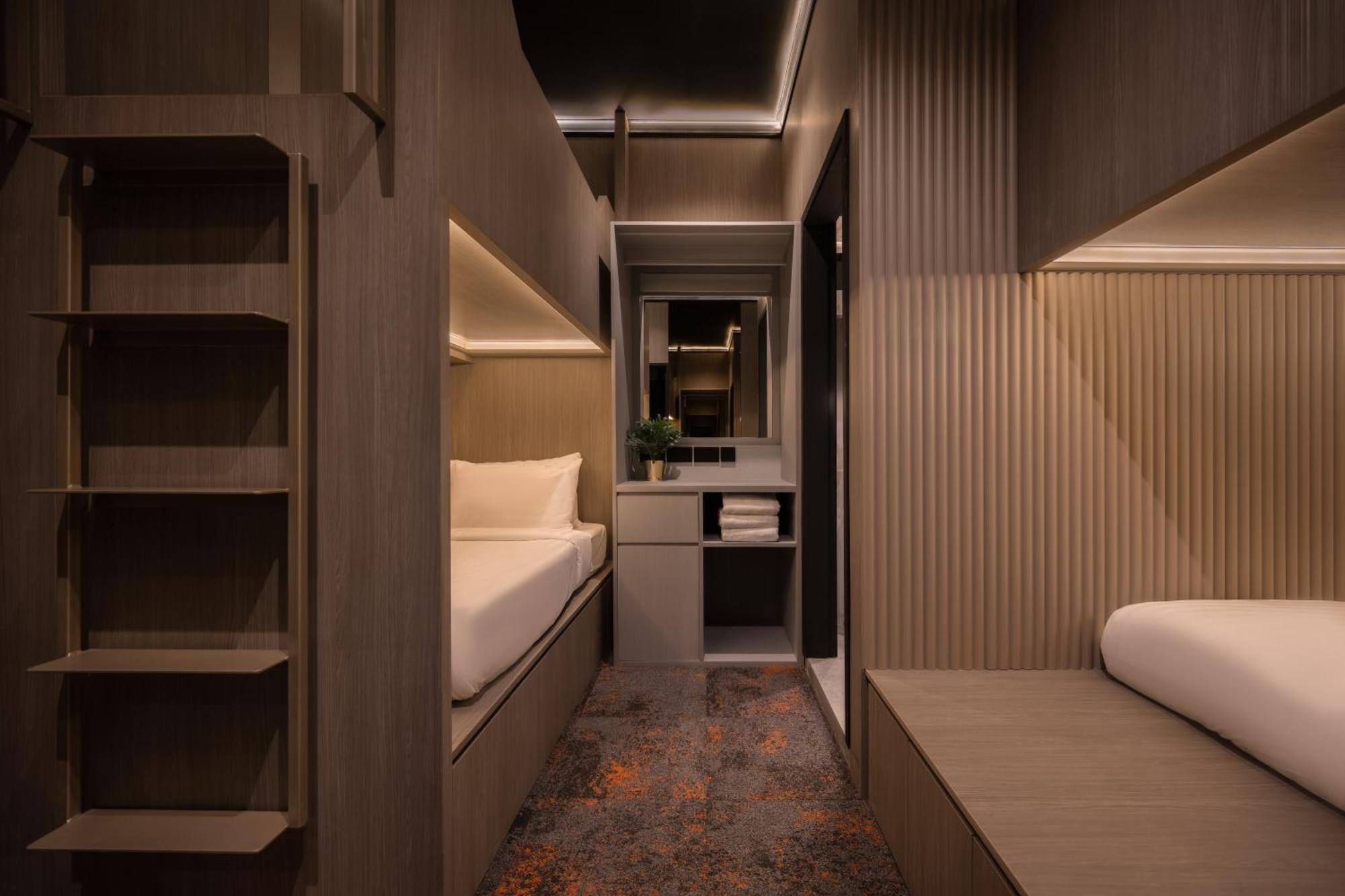Cube Social Boutique Capsule Hotel At Boat Quay Szingapúr Kültér fotó