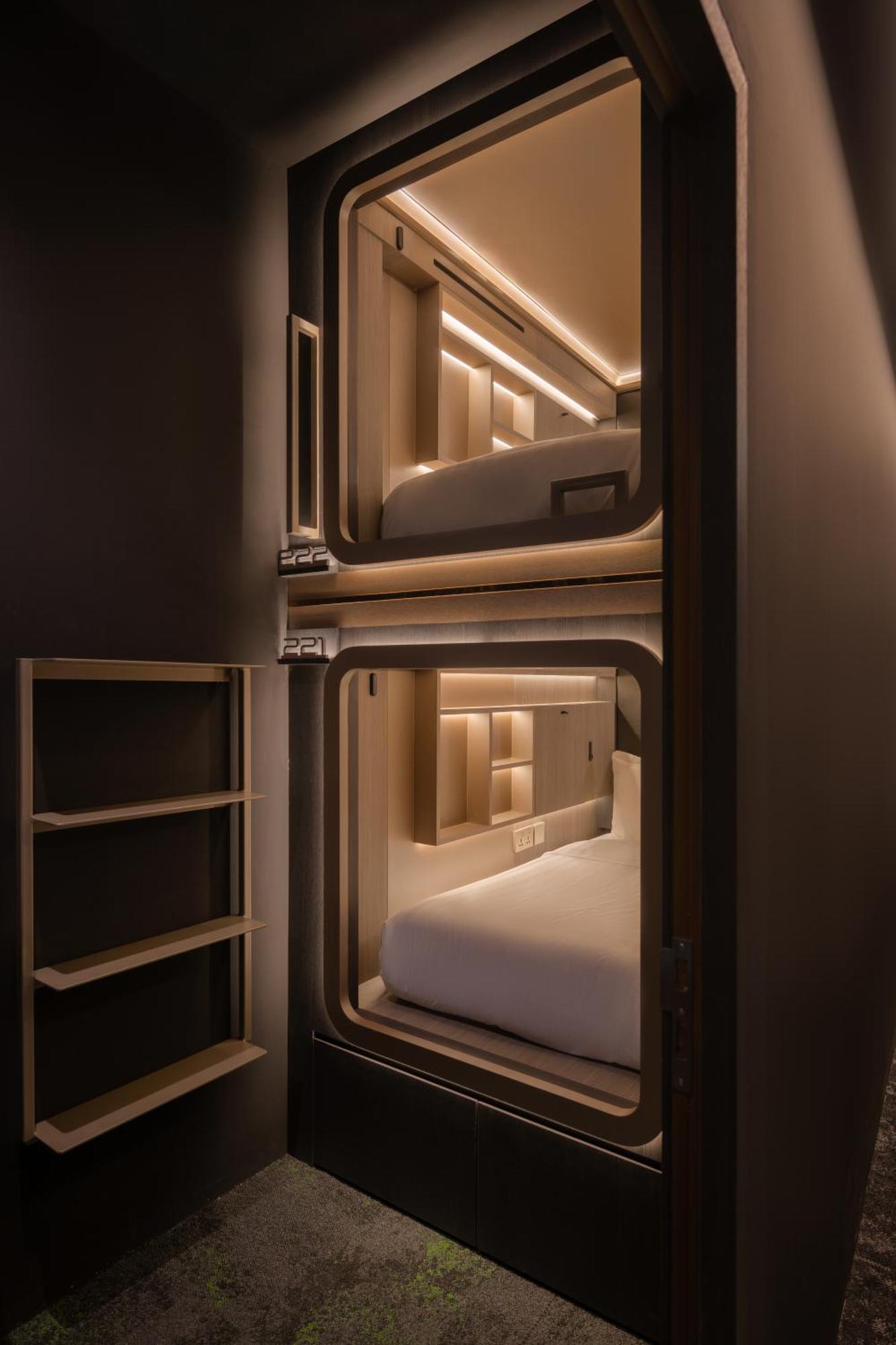 Cube Social Boutique Capsule Hotel At Boat Quay Szingapúr Kültér fotó